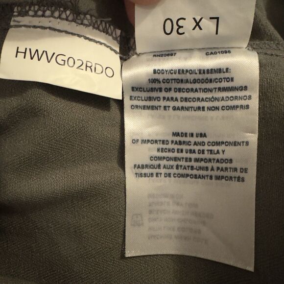 Gamine Workwear x Dickies Womens Miles Coveralls Size L 30”Inseam USA Made Olive - Picture 12 of 14